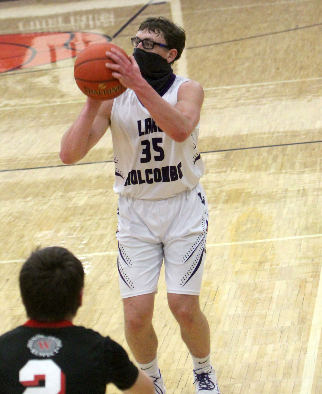Winter at Lake Holcombe boys basketball 1-5-21